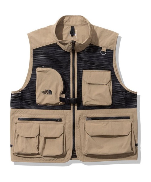THE NORTH FACE(ザノースフェイス)の「THENORTHFACE/ザ・ノースフェイス/Utility Mesh Vest/ユーティリティ メッシュ ベスト/NP22331(ベスト・メンズ・ブラック/カーキ/ベージュ・L/M)」の18枚目の写真