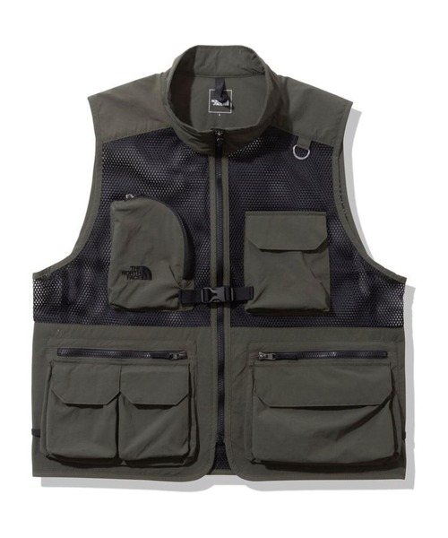 THE NORTH FACE(ザノースフェイス)の「THENORTHFACE/ザ・ノースフェイス/Utility Mesh Vest/ユーティリティ メッシュ ベスト/NP22331(ベスト・メンズ・ブラック/カーキ/ベージュ・L/M)」の19枚目の写真