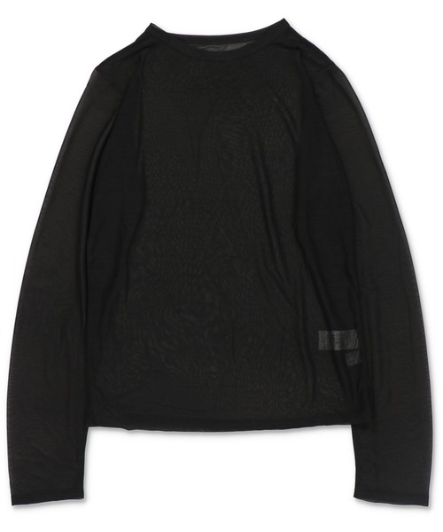 Lull(ルル)の「【Lull / ルル】新色登場!大人気シンプルシンプルシアーカットソー(Tシャツ/カットソー・レディース・ブラック/ホワイト/グリーン系その他/ブルー・ONESIZE)」の5枚目の写真