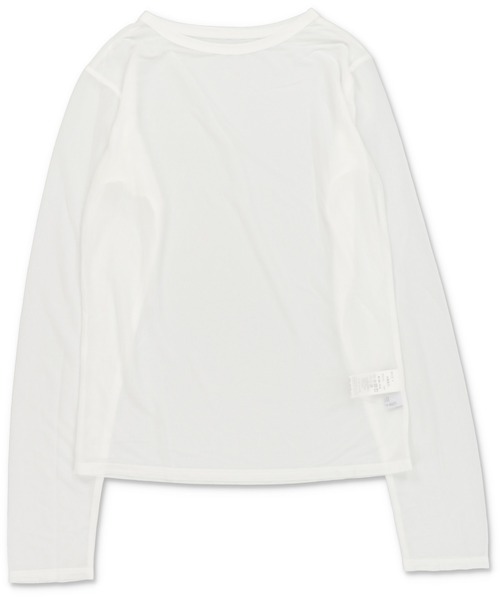 Lull(ルル)の「【Lull / ルル】新色登場!大人気シンプルシンプルシアーカットソー(Tシャツ/カットソー・レディース・ブラック/ホワイト/グリーン系その他/ブルー・ONESIZE)」の6枚目の写真