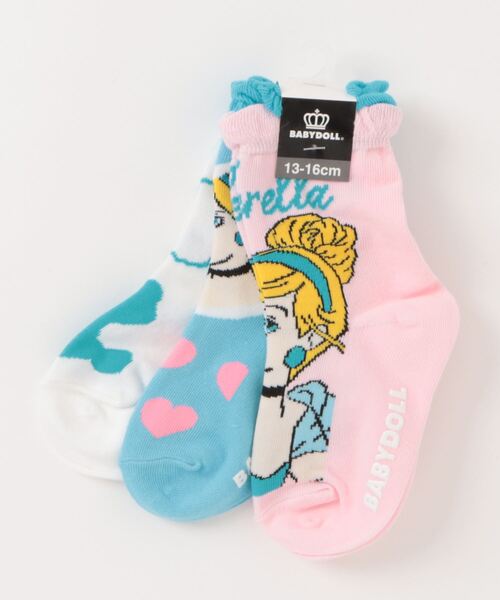 Disney（ディズニー）の「ディズニー プリンセス クルーソックスセット 8497（ソックス/靴下・キッズ・その他21/その他22/ターコイズブルー/イエロー/その他24/その他23・17-20/13-16）」の6枚目の写真