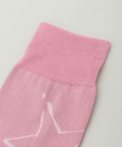 CONVERSE TOKYO（コンバーストウキョウ）の「BIG STAR★ PAINT SOX（ソックス/靴下・レディース・ホワイト/ブラック/ピンク/ブルー・3/1）」の8枚目の写真