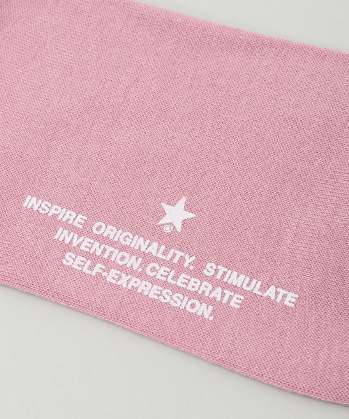 CONVERSE TOKYO（コンバーストウキョウ）の「BIG STAR★ PAINT SOX（ソックス/靴下・レディース・ホワイト/ブラック/ピンク/ブルー・3/1）」の5枚目の写真