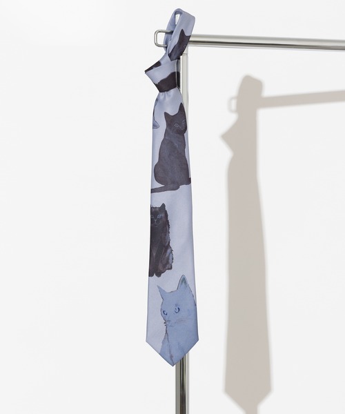 Quit Running（クイトランニング）の「とろみネクタイ 猫 総柄 デザイン（ネクタイ・メンズ・その他1/その他2/その他5/その他3/その他4/その他6/その他7/その他8/その他9/その他10/その他11/その他12/その他13/その他14/その他15/その他16/その他21/その他19/その他20/その他18/その他17/その他23/その他25/その他26/その他22/その他24・FREE）」の4枚目の写真