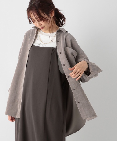 GLOBAL WORK（グローバルワーク）の「イージーケアコーデュロイシャツ/906655（シャツ/ブラウス・レディース・アイボリー/ピンク系その他/ブルー/モカ・FREE）」の17枚目の写真