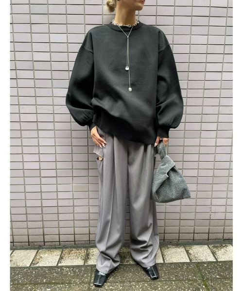 試着のみ　AIC. ダブルリボンオーバーサイズニット AIC. OFFICIAL | . 【10/31 12:00〜販売開始】 ダブルリボン
