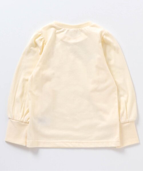 apres les cours(アプレレクール)の「【WEB限定】さくらんぼ・デイジーモチーフパワショルTシャツ(Tシャツ/カットソー・キッズ・チャコール/ラベンダー/アイボリー/ブルー・80/110/90/100/120/140/130)」の7枚目の写真