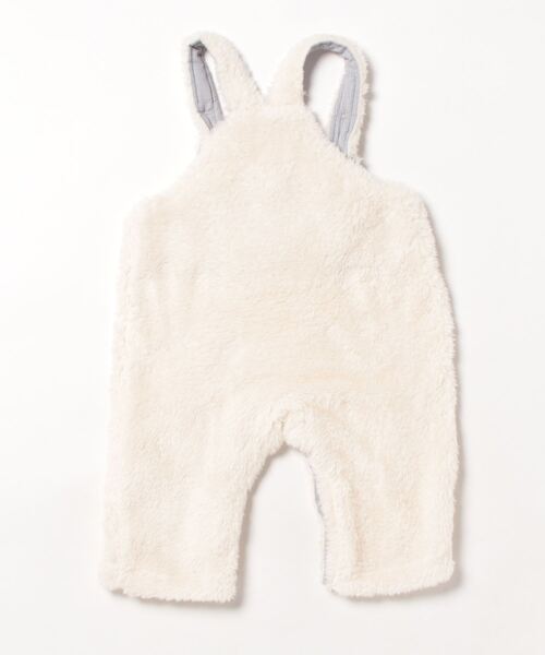 sense of wonder（センスオブワンダー）の「ボアサロペット（サロペット/オーバーオール・キッズ・キナリ/モカ・70-80cm/80-90cm）」の3枚目の写真