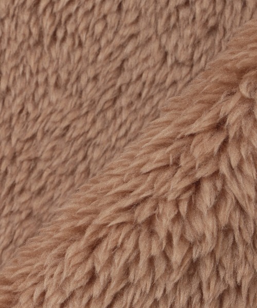 sense of wonder（センスオブワンダー）の「ボアサロペット（サロペット/オーバーオール・キッズ・キナリ/モカ・70-80cm/80-90cm）」の5枚目の写真