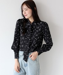 BLUEEAST | ボウタイリボンブラウス(シャツ/ブラウス)