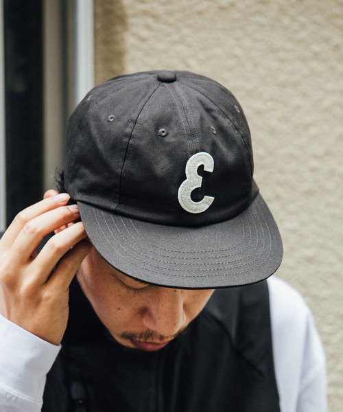 EKAL（エカル）の「8パネルベースボールキャップ（キャップ・メンズ・ブラック/オリーブ/オレンジ/チャコールグレー・FREE）」の6枚目の写真