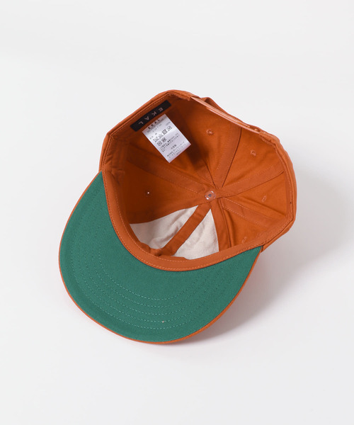 EKAL（エカル）の「8パネルベースボールキャップ（キャップ・メンズ・ブラック/オリーブ/オレンジ/チャコールグレー・FREE）」の12枚目の写真