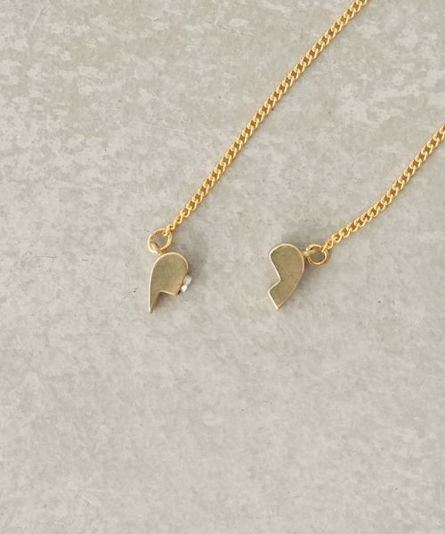 aquvii（アクビ）の「アクビ kissing necklace ハート（ネックレス・レディース・ゴールド/シルバー・フリー）」の9枚目の写真