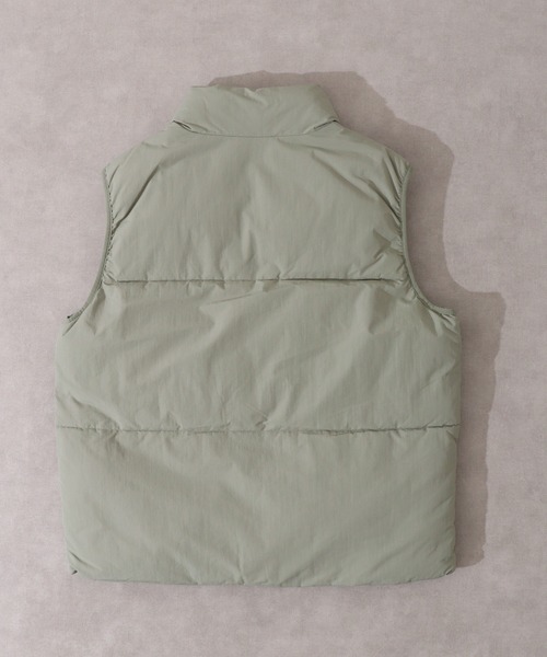A.T,C in the attic homme(エーティーシーインジアティックオム)の「A.T,C in the attic homme タスラン裏コーティングビッグ中綿ベスト(ダウンベスト・メンズ・カーキ/ブラック/クリーム・M/L)」の5枚目の写真