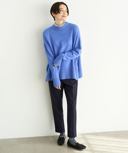 UNFILO(アンフィーロ)の「【保温】ウォームテーパードパンツ(その他パンツ・レディース・ベージュ系/ブラック系/ネイビー系・XX-LARGE/X-LARGE)」の2枚目の写真