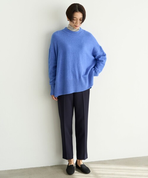 UNFILO(アンフィーロ)の「【保温】ウォームテーパードパンツ(その他パンツ・レディース・ベージュ系/ブラック系/ネイビー系・XX-LARGE/X-LARGE)」の4枚目の写真