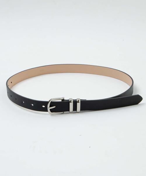 LUCY(ルーシー)の「LUCY/METAL LOOP BELT(ベルト・メンズ・ブラック・FREE)」の2枚目の写真