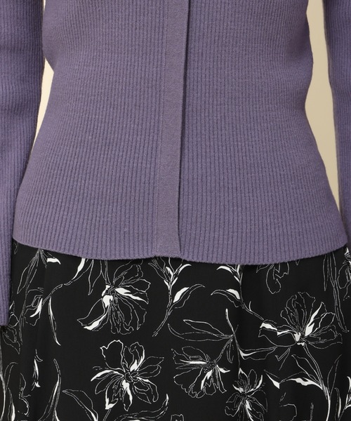 セール】□2023秋冬新作□リボンケープカラーニット/MM338316（ニット