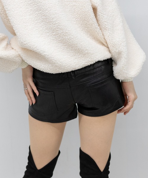 pumpkin port（パンプキンポート）の「ベルト付 ショートパンツ
