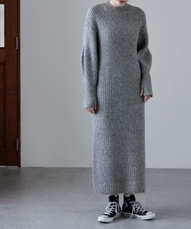 エアーヤーンニットワンピース