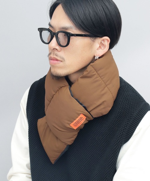 セール】ストレッチタフタナイロン 裏ボア 差し込み 中綿 ダウン