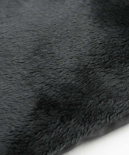 UNIVERSAL OVERALL(ユニバーサルオーバーオール)の「ストレッチタフタナイロン 裏ボア 差し込み 中綿 ダウンマフラー(マフラー・メンズ・ベージュ/ネイビー/ブラック/ブラウン・FREE)」の22枚目の写真