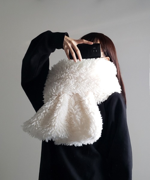 セール】※※ボリュームフラッフィーシャギーボアマフラー ／ volume