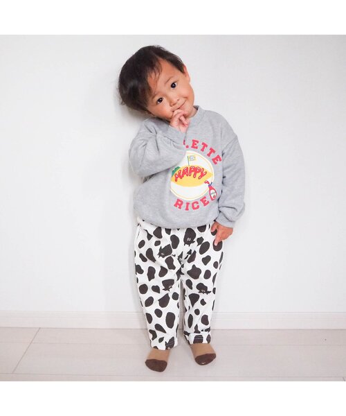 apres les cours（アプレレクール）の「冬のバラエティモチーフトレーナー（スウェット・キッズ・アイボリー/ピンク/ネイビー/パープル/グリーン/ブラウン/レッド/イエロー/グレー・100/140/80/130/120/90/110）」の21枚目の写真