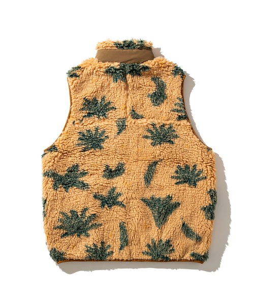 トップス POLER JACQUARD SHERPA VEST POLeR Polar POLeR POLER Jacquard Sherpa Vest