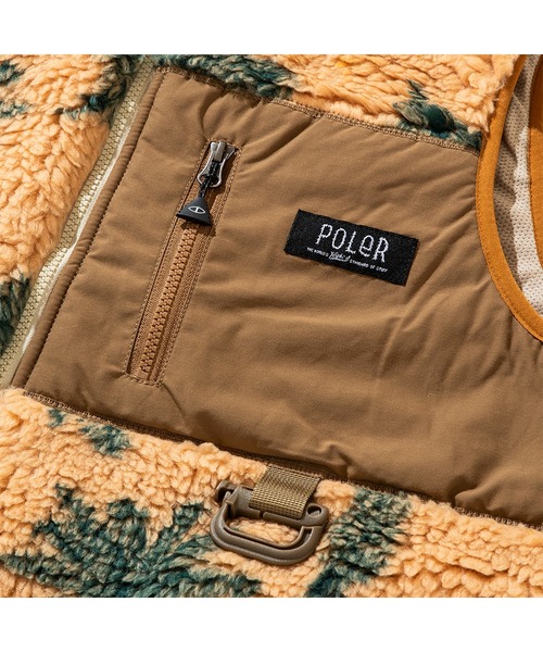 POLER JACQUARD SHERPA VEST（ポーラー ジャガード シェルパ