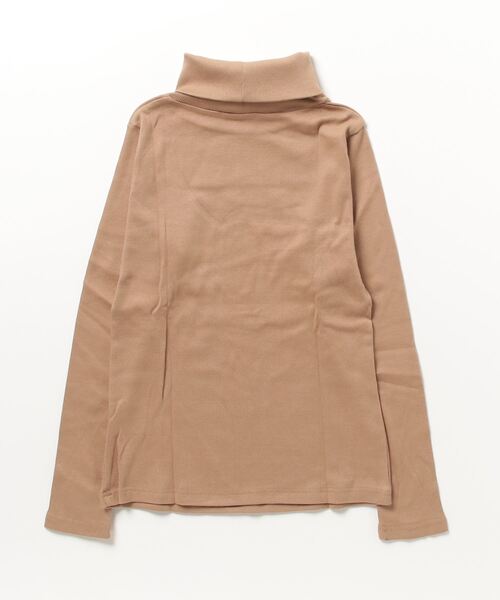 atONE（アットワン）の「atONE ハイネックリブプルオーバー（Tシャツ/カットソー・レディース・オフホワイト/ベージュ/ブラック・L/3L/LL/4L/M）」の4枚目の写真