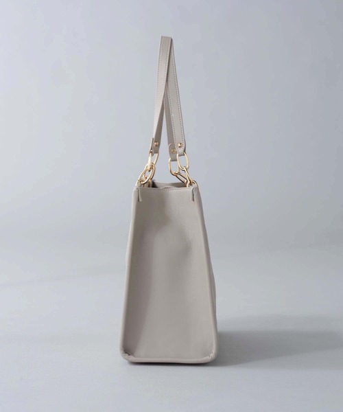 Seemi. byNICECLAUP（ シーミーバイナイスクラップ）の「【Seemi.】SeemiキルティングBAG【ZOZOTOWN限定商品】（トートバッグ・レディース・ブラック/アイボリー/グレイッシュベージュ・FREE）」の15枚目の写真