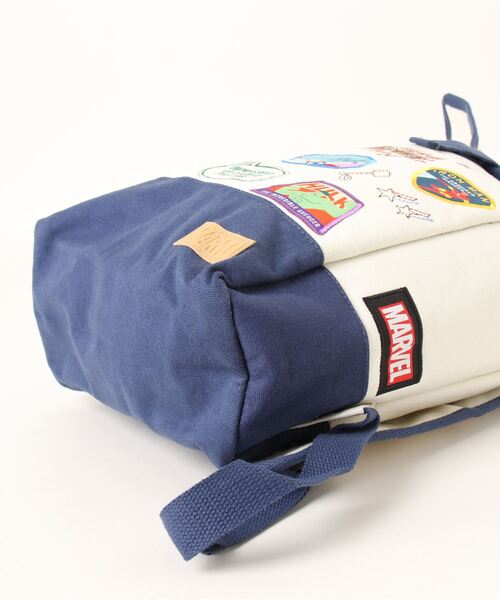 MARVEL（マーベル）の「【 MARVEL 】 マーベルヒーローズ バックパック（バックパック/リュック・レディース・ホワイト×ネイビー・FREE）」の6枚目の写真