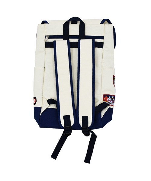 MARVEL（マーベル）の「【 MARVEL 】 マーベルヒーローズ バックパック（バックパック/リュック・レディース・ホワイト×ネイビー・FREE）」の4枚目の写真