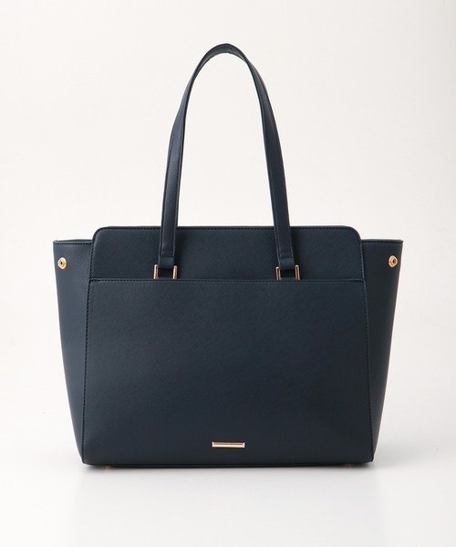 Honeys（ハニーズ）の「ＰＣポーチ付Ａ４トートバッグ（トートバッグ・レディース・ブラック/モカ/ネイビー/グレイッシュベージュ/サックスブルー系・FREE）」の15枚目の写真