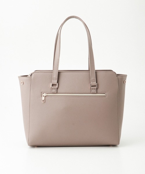 Honeys（ハニーズ）の「ＰＣポーチ付Ａ４トートバッグ（トートバッグ・レディース・ブラック/モカ/ネイビー/グレイッシュベージュ/サックスブルー系・FREE）」の22枚目の写真