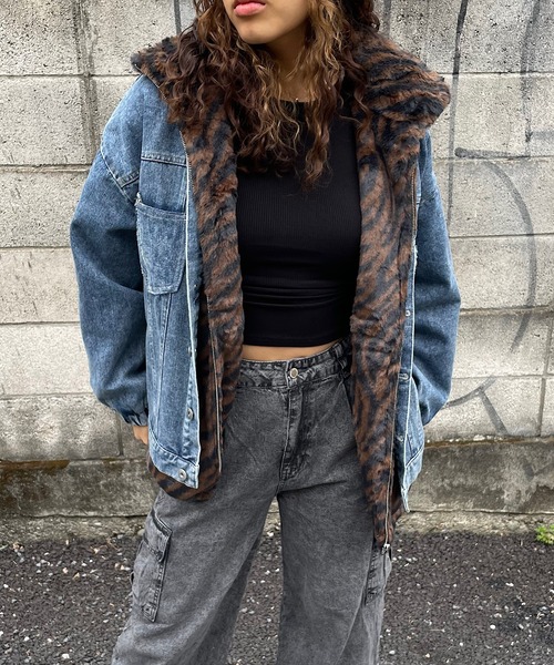 セール】ファードッキングデニムジャケット（デニムジャケット