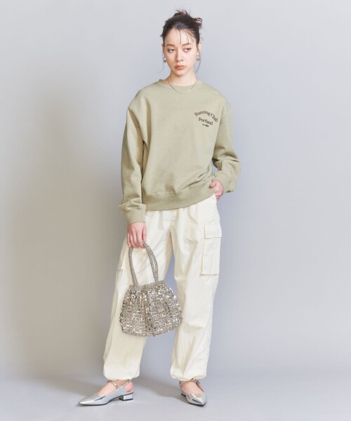 コットン裏毛 ロゴ スウェット プルオーバー BEAUTY&YOUTH UNITED ARROWS（ビューティーアンドユース