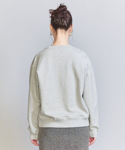 BEAUTY&YOUTH UNITED ARROWS（ビューティーアンドユースユナイテッドアローズ）の「コットン裏毛 ロゴ スウェット プルオーバー（スウェット・レディース・グレー/ベージュ/ネイビー・FREE）」の13枚目の写真