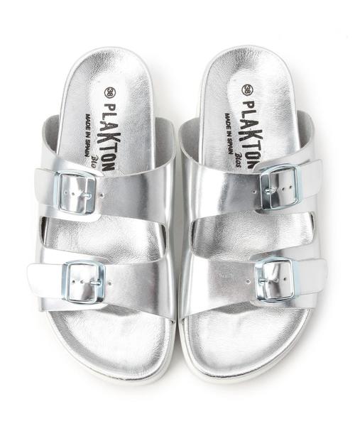 PLAKTON（プラクトン）の「[プラクトン]Plakton CB METALIC サンダル◆（サンダル・レディース・シルバー・37/38/36）」の2枚目の写真