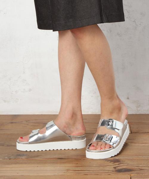 PLAKTON（プラクトン）の「[プラクトン]Plakton CB METALIC サンダル◆（サンダル・レディース・シルバー・37/38/36）」の10枚目の写真