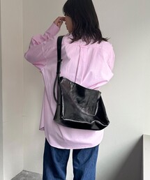 fredy emue | フェイクレザービッグショルダーバッグ(ショルダーバッグ)