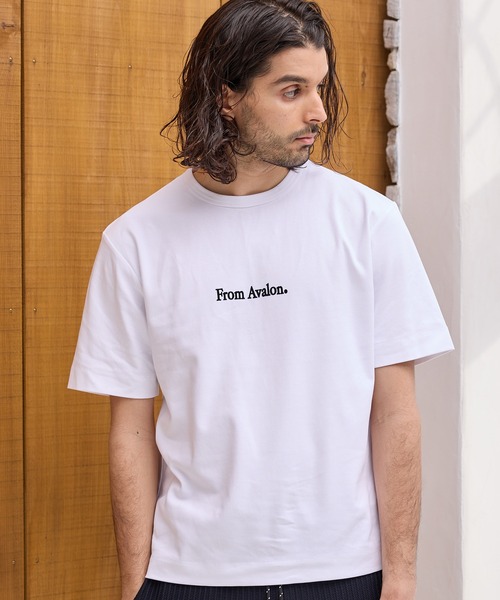 RATTLE TRAP(ラトルトラップ)の「ストレッチスムースフロッキープリントT(Tシャツ/カットソー・メンズ・ブラック/ホワイト/ピンク/ブルー・M/L/LL/S)」の2枚目の写真