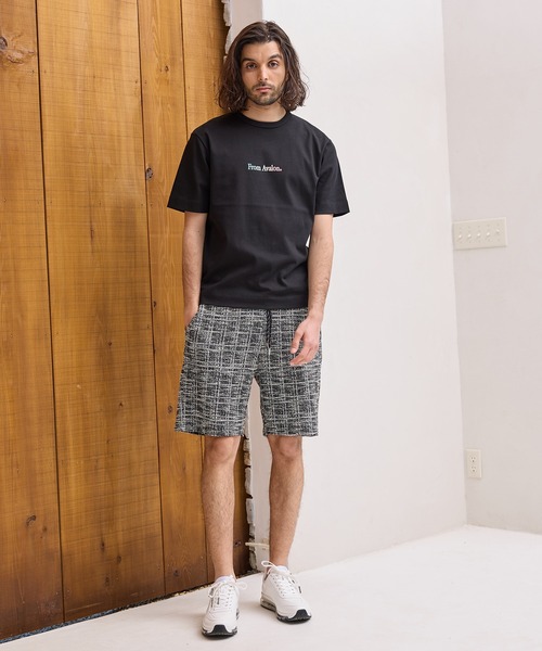 RATTLE TRAP(ラトルトラップ)の「ストレッチスムースフロッキープリントT(Tシャツ/カットソー・メンズ・ブラック/ホワイト/ピンク/ブルー・M/L/LL/S)」の9枚目の写真