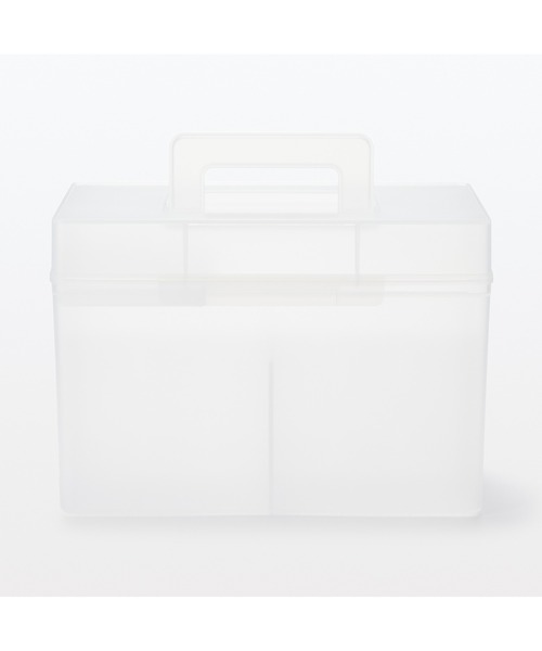 無印良品(ムジルシリョウヒン)の「ポリプロピレン 救急箱 約幅26×奥行18×高さ18cm(収納グッズ・メンズ・その他・FREE)」の3枚目の写真