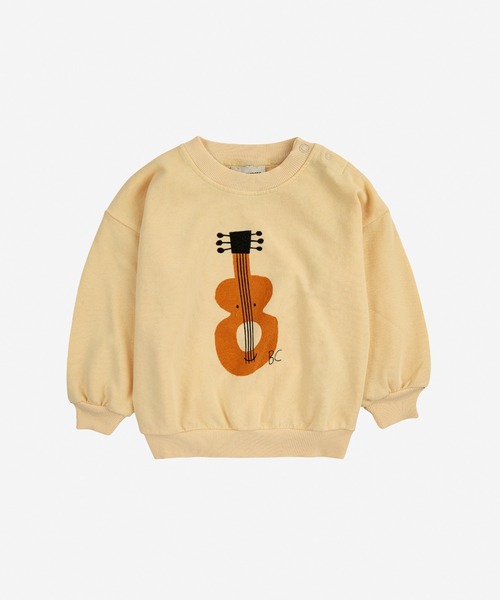BOBO CHOSES(ボボショーズ)の「Baby Acoustic Guitar sweatshirt(スウェット・キッズ・ライトイエロー・12MONTH/6MONTH/24MONTH/18MONTH/9MONTH)」の3枚目の写真