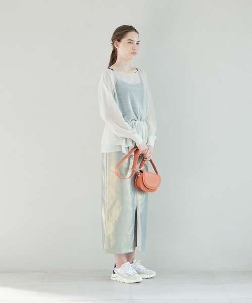 INED CLARO(イネドクラロ)の「箔プリントタイトスカート(スカート・レディース・ゴールド・フリー)」の21枚目の写真