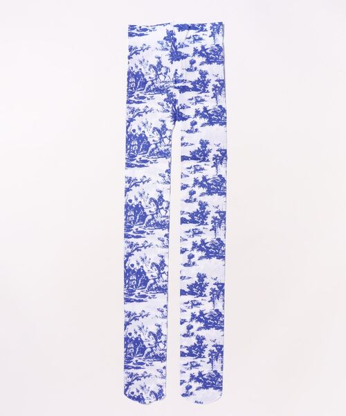 SANSeLF（サンセルフ）の「アートデザインタイツ【SANSeLF】sana24s001（タイツ/ストッキング・レディース・ピンク系その他/ブラック系その他/マルチ/ブルー系その他・FREE）」の6枚目の写真