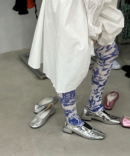 SANSeLF（サンセルフ）の「アートデザインタイツ【SANSeLF】sana24s001（タイツ/ストッキング・レディース・ピンク系その他/ブラック系その他/マルチ/ブルー系その他・FREE）」の21枚目の写真