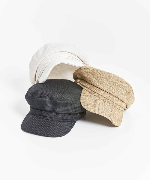 NOELA（ノエラ）の「キャスケット（キャスケット・レディース・ブラック/ベージュ/オフホワイト・フリー）」の5枚目の写真